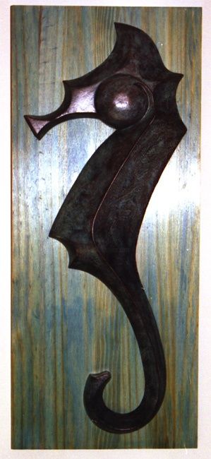 Sculpture titled "Hippocampus de resi…" by Jaime Lorenz Baeta, Original Artwork