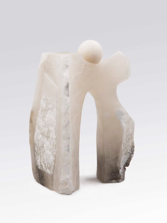 Sculpture intitulée "TEMPLUM DEITATIS ES…" par Lorenza Cavalli, Œuvre d'art originale, Pierre