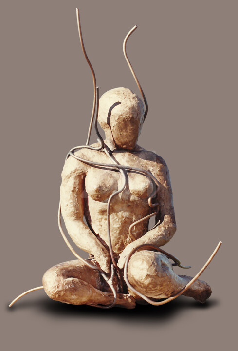 Sculpture titled "FORMAE XXV" by Lorenzoars, Original Artwork, Terra cotta