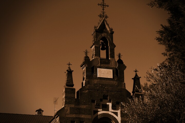 Fotografie getiteld "vecchia chiesa" door Lorenzo Corti, Origineel Kunstwerk, Digitale fotografie