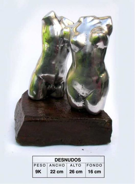 Skulptur mit dem Titel "Desnudos" von Lorenzo Velozo (Esculturas), Original-Kunstwerk