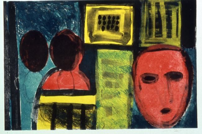 Printmaking titled "HOUSE OF DREAMS" by Loretta Mossman, Original Art, Other