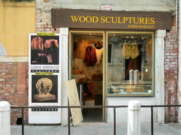 Escultura intitulada "Wood sculptures" por Loris Marazzi, Obras de arte originais, Madeira