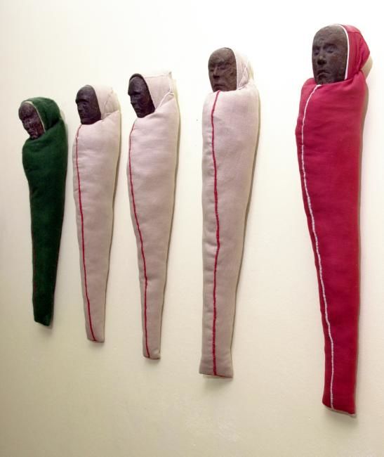 Sculpture titled "dolls" by Laure Neumann, Original Artwork