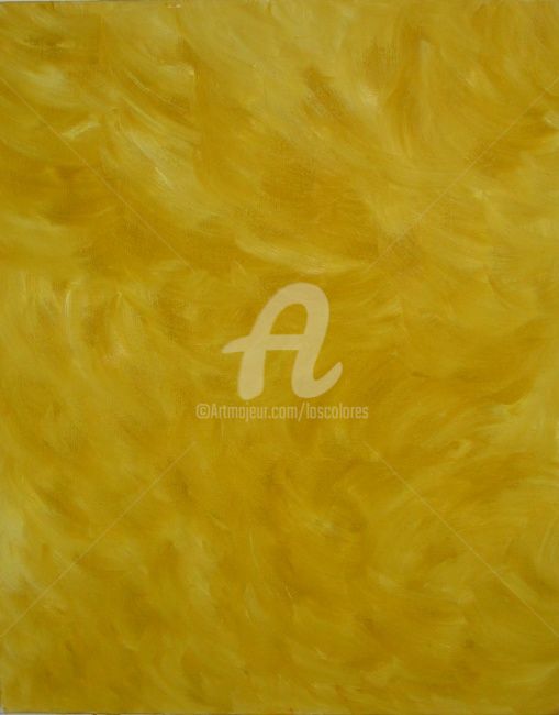 Pintura titulada "Ejercicio en Amaril…" por Glenn Michael Morley, Obra de arte original