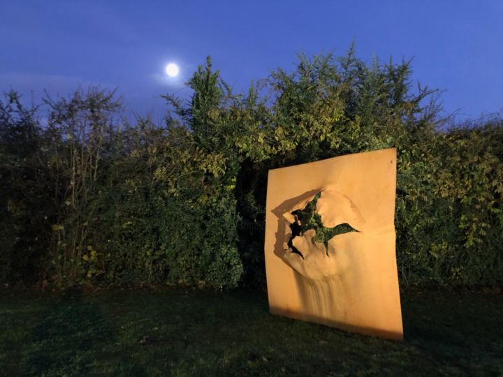 Sculpture intitulée "HOLPE" par Lost, Œuvre d'art originale, Métaux