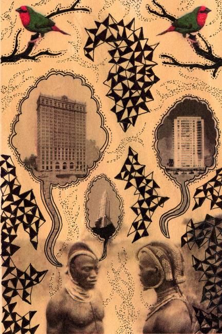 Collages titled "Africa Vs Architect…" by Lost Beauty, Original Artwork