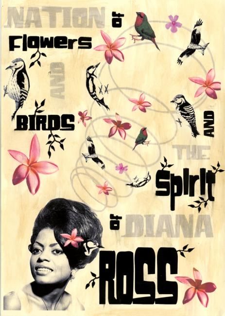 Collages titled "Diana ross" by Lost Beauty, Original Artwork