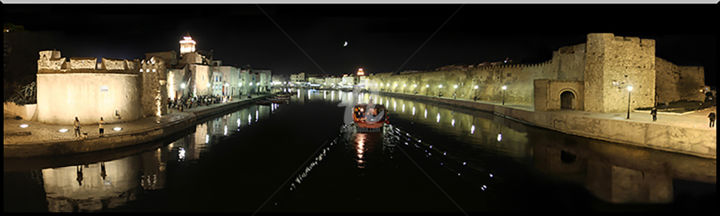 Photographie intitulée "Le Vieux Port De Bi…" par Artistiqua, Œuvre d'art originale, Photographie numérique