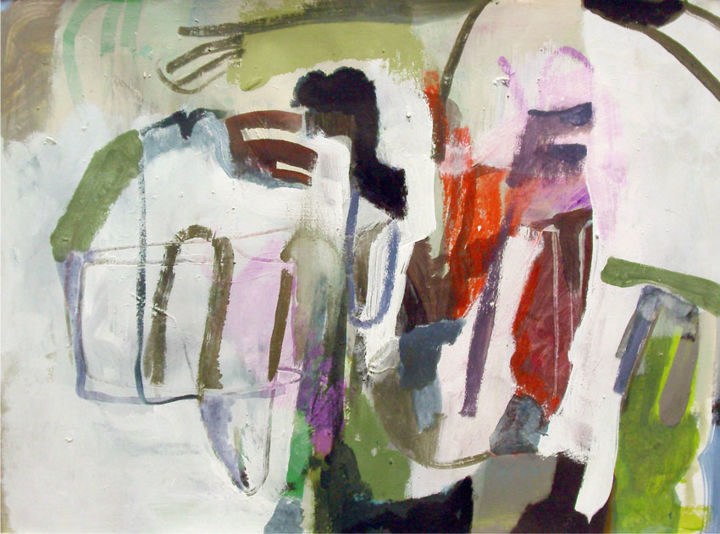 Pittura intitolato "untitled (KST)" da Lothar Neumann, Opera d'arte originale, Acrilico