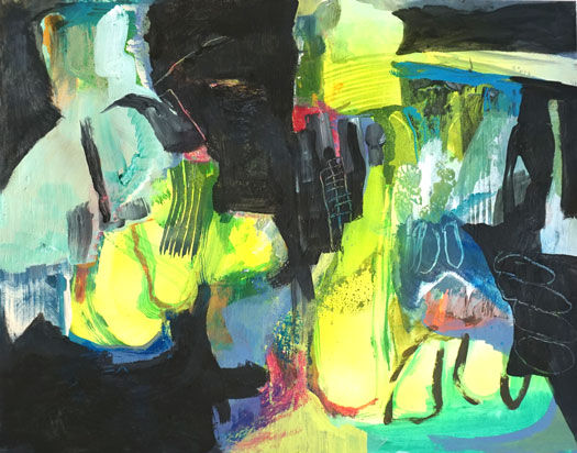 Malerei mit dem Titel "untitled (BASE III)" von Lothar Neumann, Original-Kunstwerk, Acryl