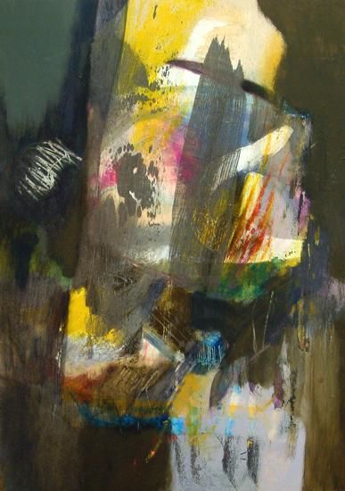 Pintura titulada "untitled (Re WNG)" por Lothar Neumann, Obra de arte original