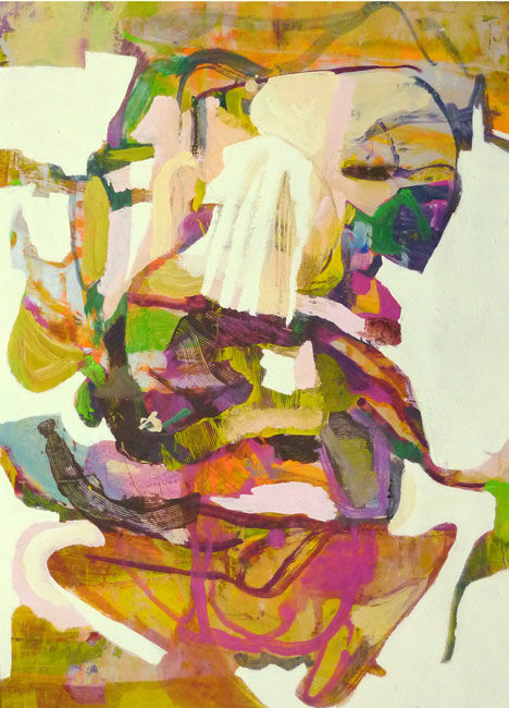 Malerei mit dem Titel "untitled ( VSV)" von Lothar Neumann, Original-Kunstwerk, Acryl