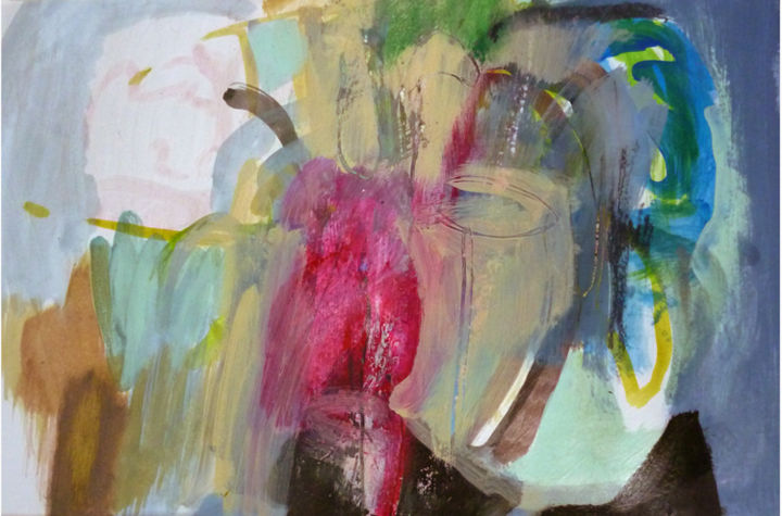 Painting titled "untitled (ROB 5)" by Lothar Neumann, Original Artwork