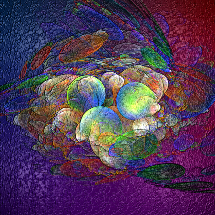 Digitale Kunst mit dem Titel "Under pressure." von Lotus20artabstrait, Original-Kunstwerk, Digitale Malerei