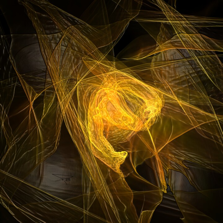 Grafika cyfrowa / sztuka generowana cyfrowo zatytułowany „Virevoltant  Volte-…” autorstwa Lotus20artabstrait, Oryginalna pra…