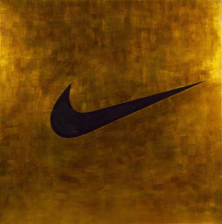 Painting titled "nike-2002.jpg" by Luciana, Original Artwork, Tempera