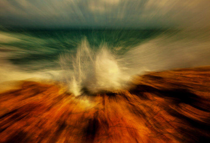 Photography titled "plumes-from-the-sea…" by Louis Agius, Original Artwork