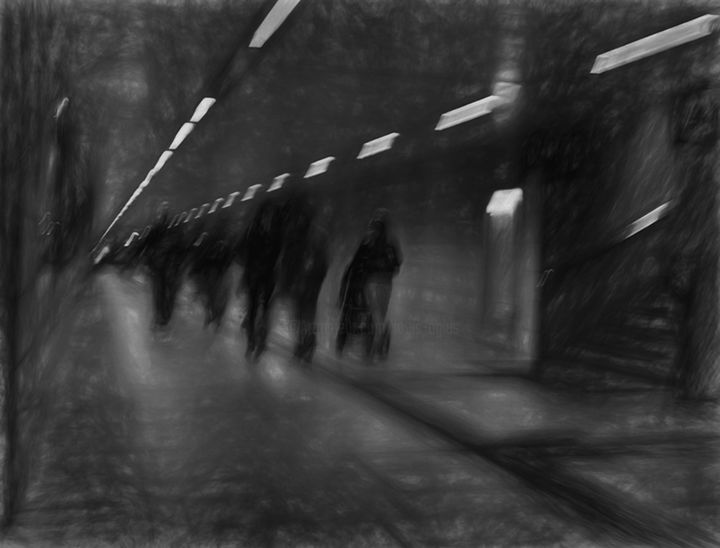 Photography titled "in-the-tunnel.jpg" by Louis Agius, Original Artwork