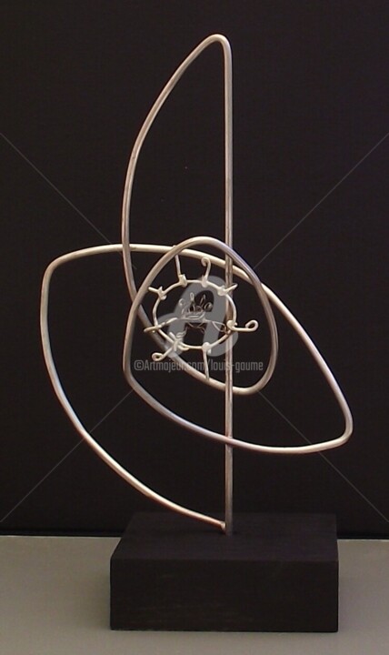 Sculpture titled "covidead" by Louis Georges Gaume, Original Artwork, Wire