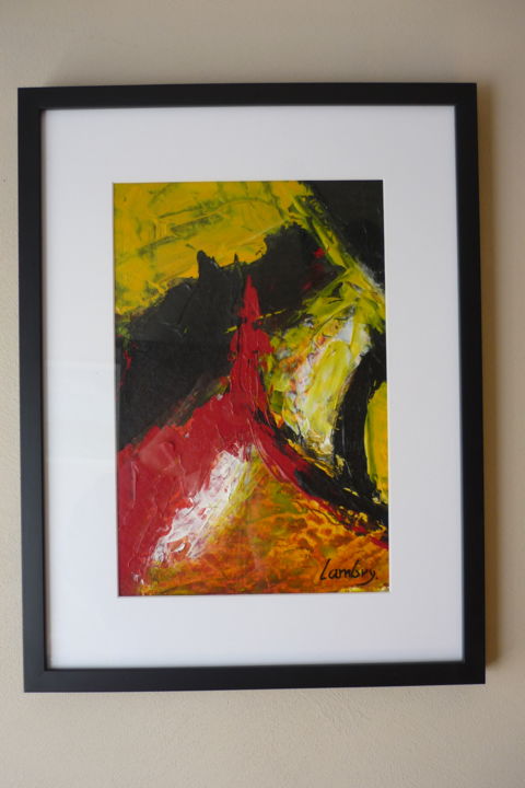 Painting titled "Evasion       (A 30…" by Louis Lambry, Original Artwork, Acrylic