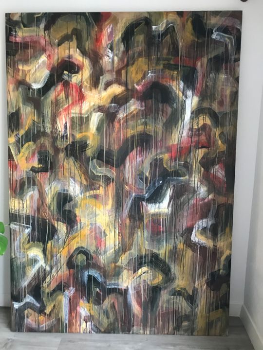 Peinture intitulée "a368dd19-9ed3-4409-…" par Louis Martin, Œuvre d'art originale, Acrylique