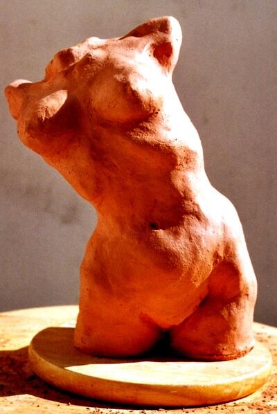 Sculpture intitulée "CORPS DE FEMME SCUL…" par Louis Runemberg, Œuvre d'art originale