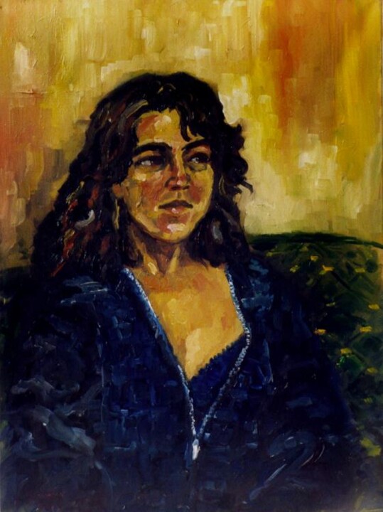 Peinture intitulée "KARINE LEMOINE  (AR…" par Louis Runemberg, Œuvre d'art originale