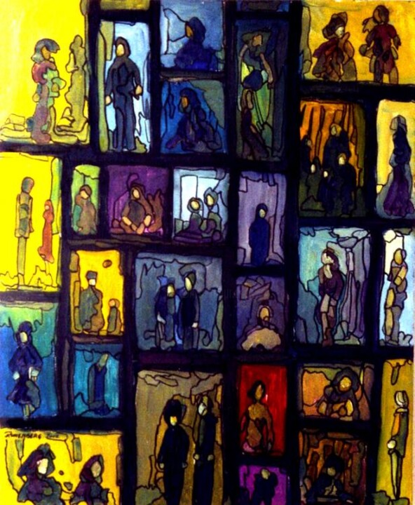 Painting titled "WINDOWS 2 (ARTPRICE…" by Louis Runemberg, Original Artwork