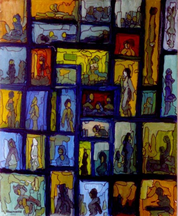 Peinture intitulée "WINDOWS 8 (ARTPRICE…" par Louis Runemberg, Œuvre d'art originale