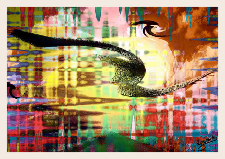 Digital Arts titled "Principe" by Louis Sonehekpon, Original Artwork, 2D Digital Work