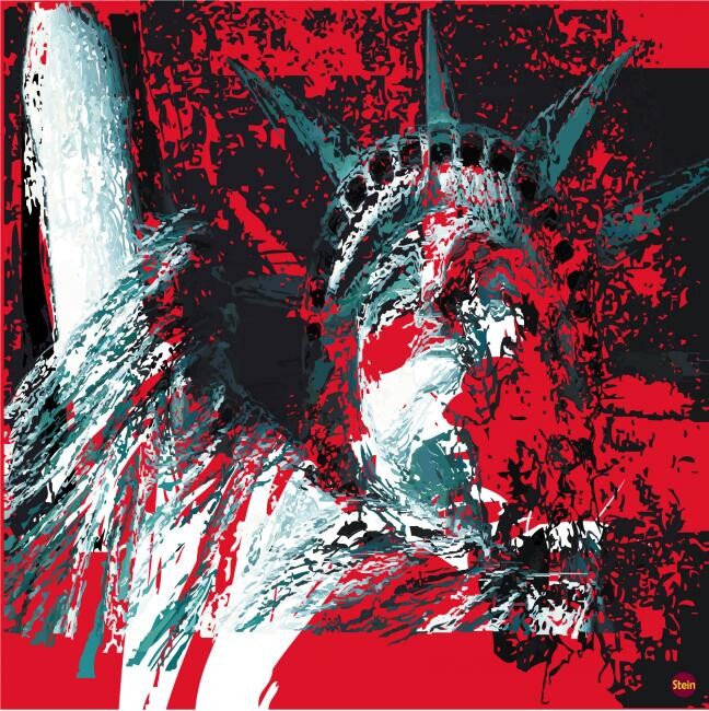 Arts numériques intitulée "Liberty Darling" par Louis Stein, Œuvre d'art originale, Peinture numérique