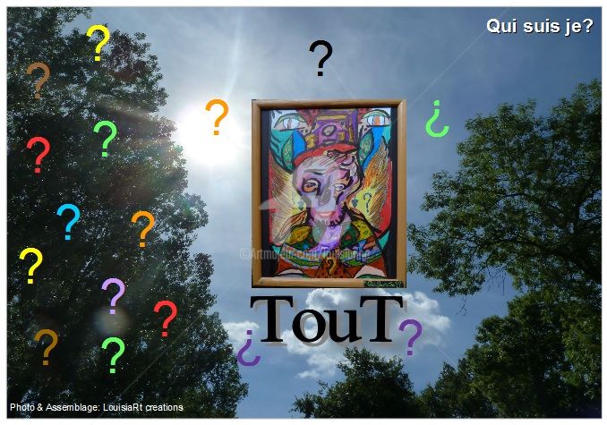 Digital Arts titled "Qui suis je? (set-d…" by Louisiart, Original Artwork