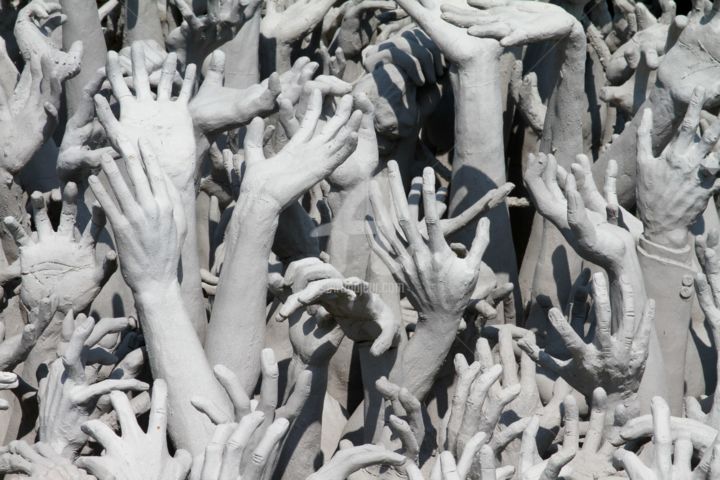 Fotografia intitulada "Hands Reaching for…" por Lou Zucchi, Obras de arte originais