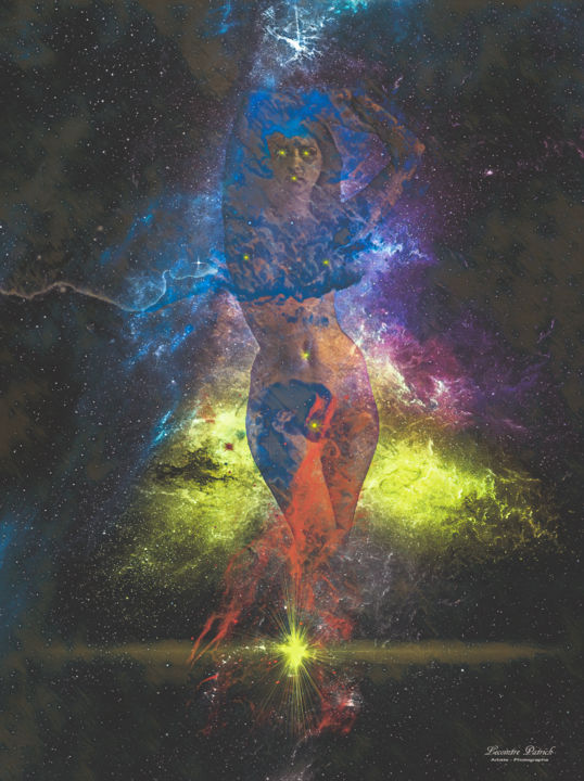 Arts numériques intitulée "Nebula of Venus" par Lecointre Patrick Artiste - Photographe, Œuvre d'art originale, Photo montage