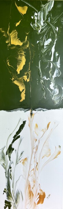 Malarstwo zatytułowany „Deux visions” autorstwa Ls, Oryginalna praca, Akryl Zamontowany na Drewniana rama noszy
