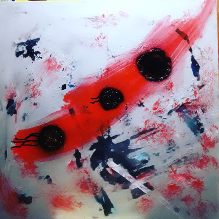 Painting titled "PASSIONE" by Luana Cianti, Original Artwork