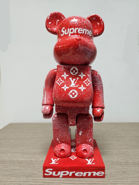 Limited Edition Supreme LV Teddy Bear Print- Framed