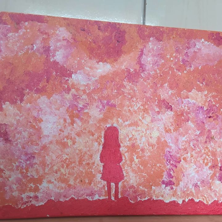 Pintura intitulada "Perspectiva sobre o…" por Luana Veneziano De Souza, Obras de arte originais, Acrílico