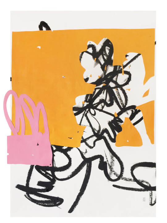 图画 标题为“MINDSET” 由Luc Pierre, 原创艺术品, 粉彩