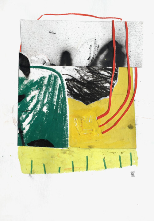Collages titulada "IN ALL LIKELIHOOD" por Luc Pierre, Obra de arte original, Collages