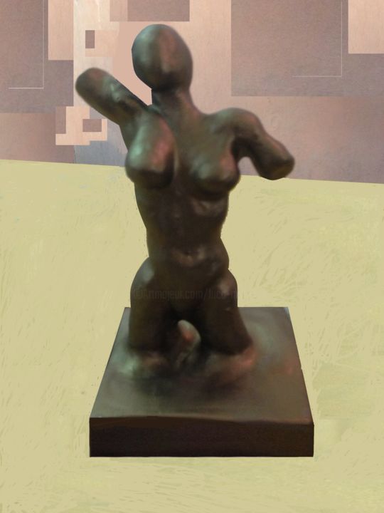 Escultura intitulada "Scultura di corpo d…" por Luca Martinoli, Obras de arte originais