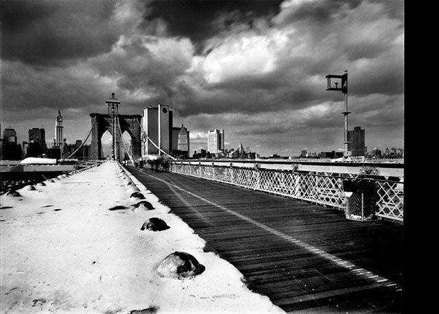 Fotografia intitolato "new york - ponte di…" da Luca Baldassari, Opera d'arte originale