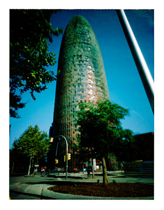 Fotografia intitolato "barcellona - torre…" da Luca Baldassari, Opera d'arte originale