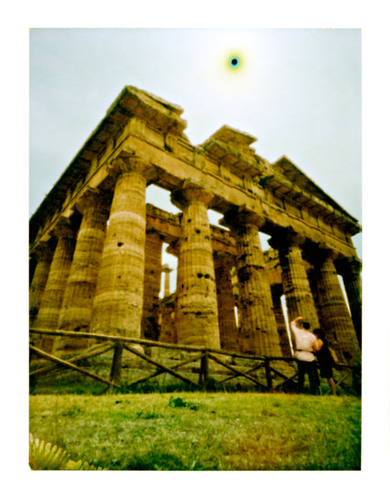 Fotografia intitolato "paestum - tempio di…" da Luca Baldassari, Opera d'arte originale