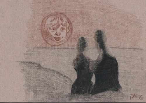 Pittura intitolato "Dolce attesa" da Alessandro Lucarelli, Opera d'arte originale