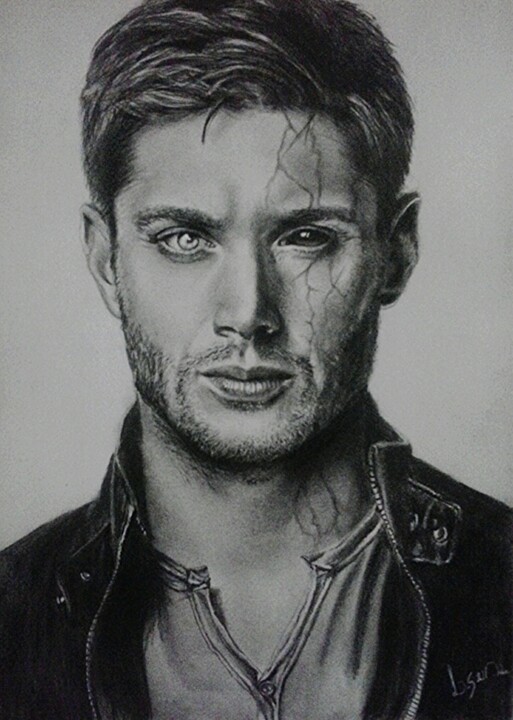 Drawing titled "Dean Winchester by…" by Lucas Andrade, Original Artwork, Graphite
