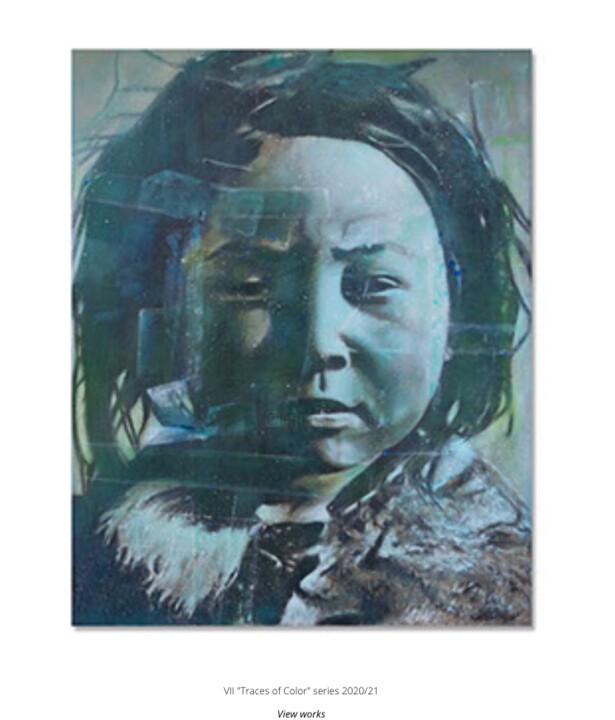 Pittura intitolato "Inuit" da Lucas Cann, Opera d'arte originale, Acrilico