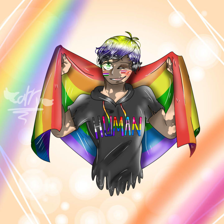 Digital Arts titled "°Pride°" by Aidendhabean, Original Artwork, Digital Painting