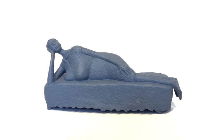 Sculpture intitulée "Rêverie 1/50" par Lucette Brandy, Œuvre d'art originale, Céramique